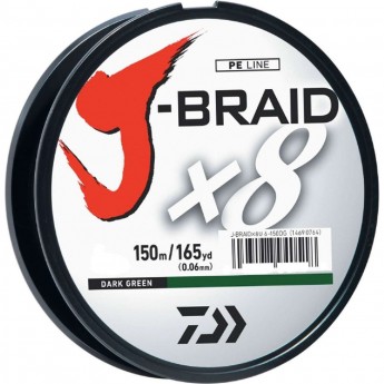 Шнур DAIWA J-Braid X8 0,16мм 150м multicolor